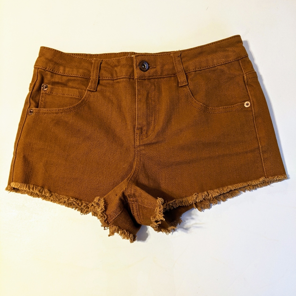 Forever 21 Premium Denim Brown Shorts Size 24
